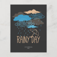 Rainy Day Postcard