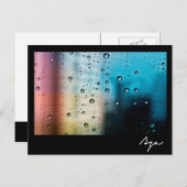 Rainy Day Postkarte (Vorne/Hinten)