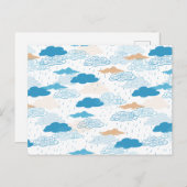 Rainy Day Postkarte (Vorne/Hinten)