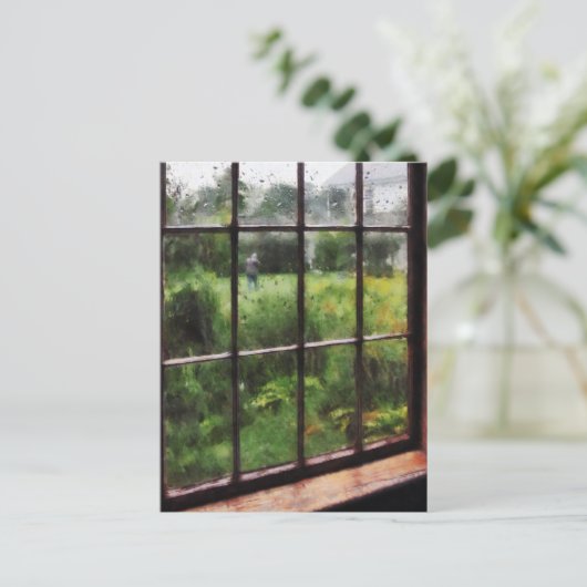 Rainy Day Postkarte (Stehend Vorderseite)