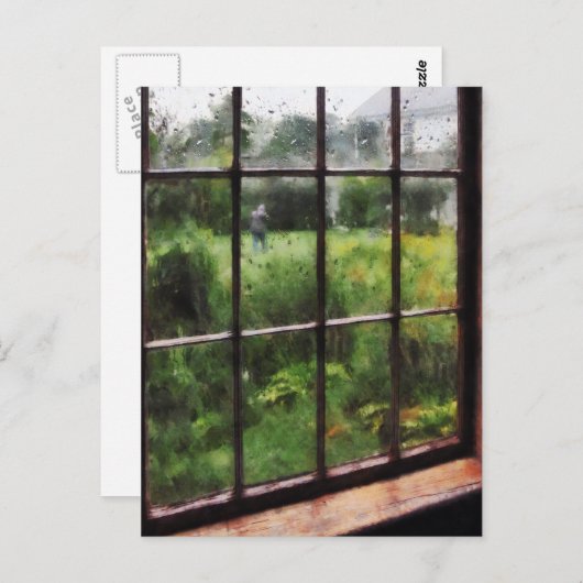 Rainy Day Postkarte (Vorne/Hinten)