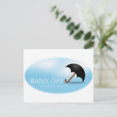 Rainy Day Postkarte (Stehend Vorderseite)