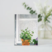 Rainy Day Postkarte (Stehend Vorderseite)