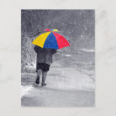 Rainy Day Postkarte (Vorderseite)
