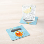 Rainy Day Rechteckiger Pappuntersetzer (Vor Ort)