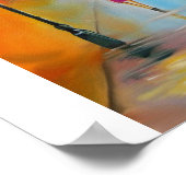 RAINY DAY RED UMBRELLA POSTER (Ecke)