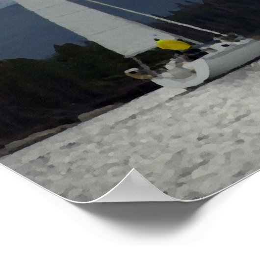 Rainy Day Sailor Poster (Ecke)