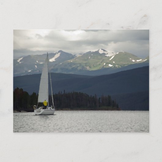 Rainy Day Sailor Postkarte (Vorderseite)