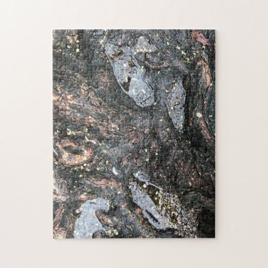 Rainy Day Tree Roots Water Nature Foto Puzzle (Vertikal)