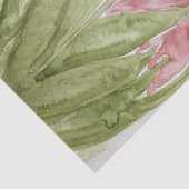 Rainy Day Tulips Wasserfarbe Seidenpapier (Ausschnitt)