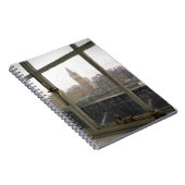 Rainy Day View on Big Ben - London Notebook Notizblock (Rechte Seite)