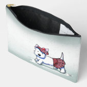 Rainy Day Westie KiniArt Accessory Pouch Zubehörtasche (Offen)