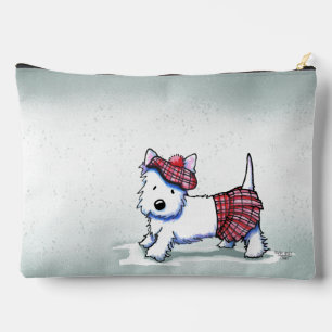 Rainy Day Westie KiniArt Accessory Pouch Zubehörtasche