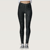 Rainy Day Wet Drops Leggings - Einzigartiges Desig (Vorderseite)