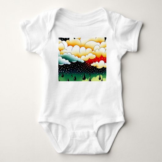 Rainy Days Baby Strampler (Vorderseite)
