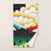 Rainy Days Badhandtuch Set (Handtuch)