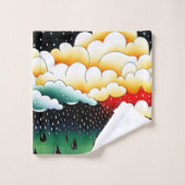 Rainy Days Badhandtuch Set (Waschlappen)
