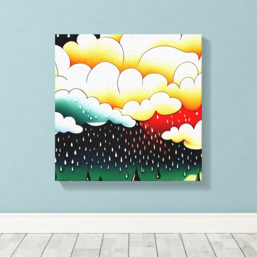 Rainy Days Leinwanddruck (Insitu (Holzboden))