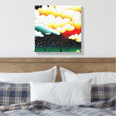 Rainy Days Leinwanddruck (Insitu (Schlafzimmer))