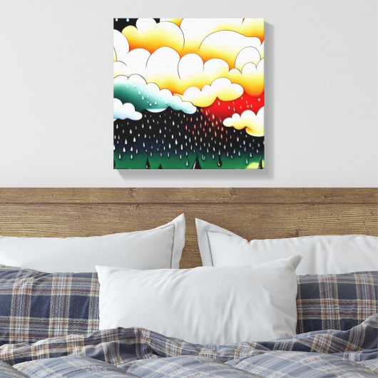 Rainy Days Leinwanddruck (Insitu (Schlafzimmer))