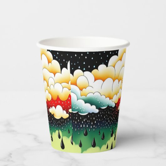 Rainy Days Pappbecher (Rückseite)