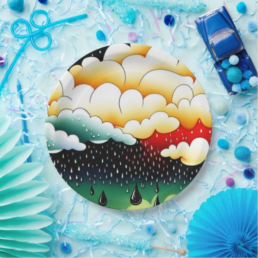 Rainy Days Pappteller (Party)