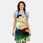 Rainy Days Schürze (Getragen)