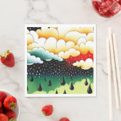 Rainy Days Serviette (Beispiel)