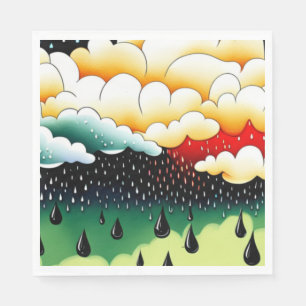 Rainy Days Serviette