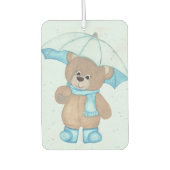 Rainy Daze Teddy Bear Autolufterfrischer (Vorderseite)