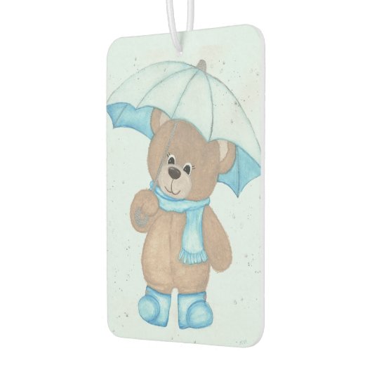 Rainy Daze Teddy Bear Autolufterfrischer (Links)
