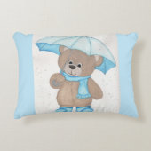 Rainy Daze Teddy Bear Dekokissen (Vorderseite)