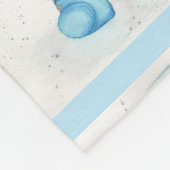 Rainy Daze Teddy Bear Fleecedecke (Ecke)