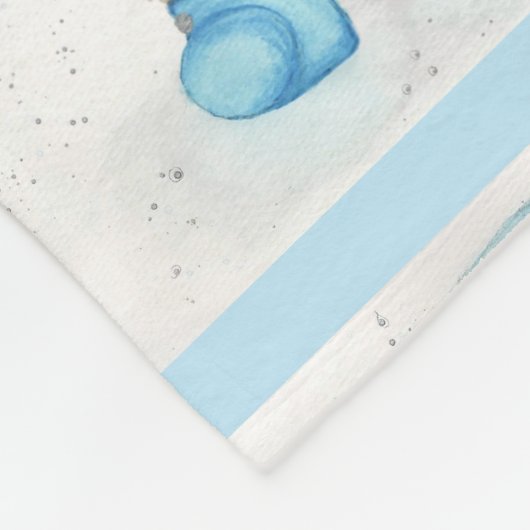 Rainy Daze Teddy Bear Fleecedecke (Ecke)