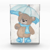 Rainy Daze Teddy Bear Fotoblock (Vorderseite)