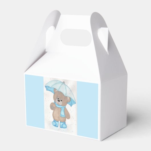 Rainy Daze Teddy Bear Geschenkschachtel (Vorderseite)