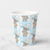 Rainy Daze Teddy Bear Pappbecher (Vorderseite)