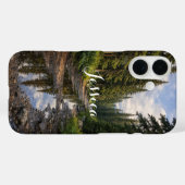 Rainy Forest Path Landscape Personalized Case-Mate iPhone Hülle (Rückseite (Horizontal))