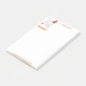 "Rainy Golf Day" Post-it Klebezettel (angewinkelt)