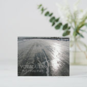 Rainy Lake Ice Road, Voyageurs National Park, MN Postkarte (Stehend Vorderseite)