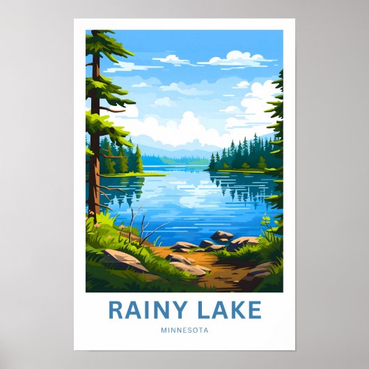 Rainy Lake Minnesota Poster (Vorne)