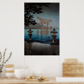 Rainy Miyajima von Tsuchiya Koitsu Poster (Küche)
