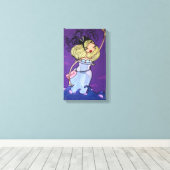 "Rainy Monday", überpackte Canvas Leinwanddruck (Insitu (Holzboden))