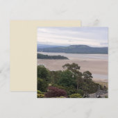 Rainy Morecambe Bay Flat Card (Vorne/Hinten)