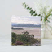 Rainy Morecambe Bay Flat Card (Stehend Vorderseite)