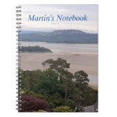 Rainy Morecambe Bay Notebook Notizblock (Vorderseite)