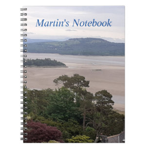 Rainy Morecambe Bay Notebook Notizblock