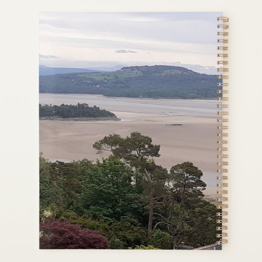 Rainy Morecambe Bay Planner Planer (Rückseite)