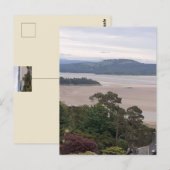 Rainy Morecambe Bay Postcard Postkarte (Vorne/Hinten)