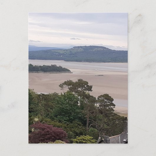 Rainy Morecambe Bay Postcard Postkarte (Vorderseite)